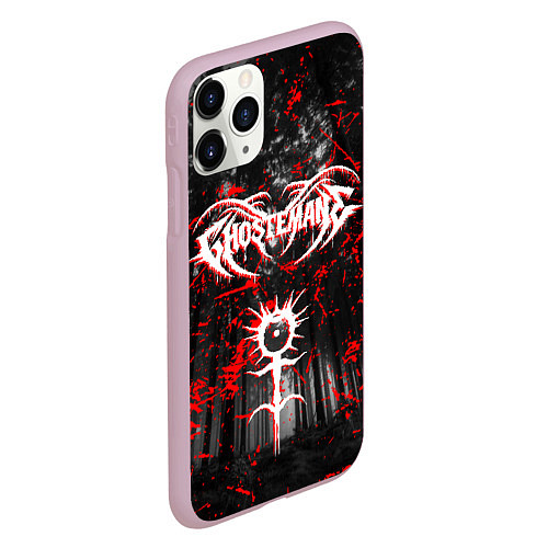 Чехол iPhone 11 Pro матовый GHOSTEMANE / 3D-Розовый – фото 2