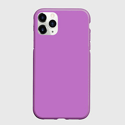 Чехол iPhone 11 Pro матовый Без дизайна, цвет: 3D-фиолетовый