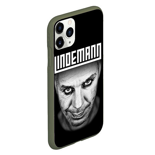 Чехол iPhone 11 Pro матовый LINDEMANN / 3D-Темно-зеленый – фото 2