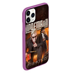 Чехол iPhone 11 Pro матовый LINDEMANN: Skills in Pills, цвет: 3D-фиолетовый — фото 2