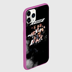 Чехол iPhone 11 Pro матовый Ateez, цвет: 3D-фиолетовый — фото 2