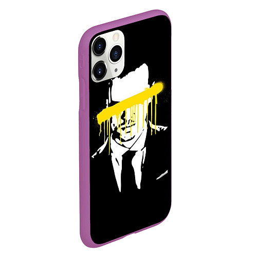 Чехол iPhone 11 Pro матовый Sherlock / 3D-Фиолетовый – фото 2