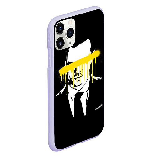 Чехол iPhone 11 Pro матовый Sherlock / 3D-Светло-сиреневый – фото 2