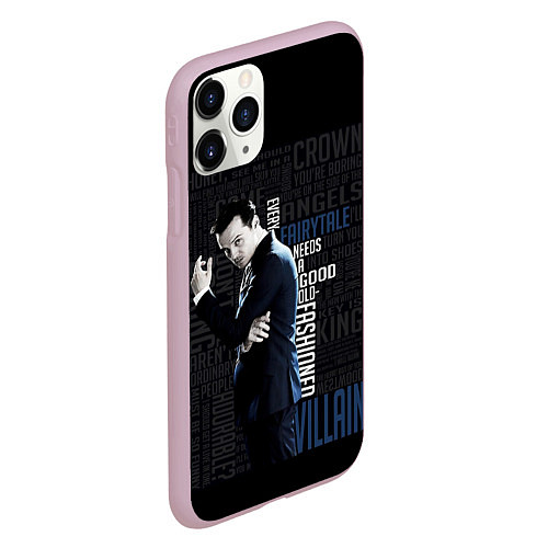 Чехол iPhone 11 Pro матовый Sherlock / 3D-Розовый – фото 2