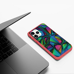 Чехол iPhone 11 Pro матовый Modern, цвет: 3D-красный — фото 2