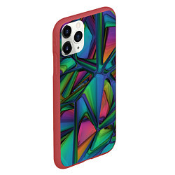 Чехол iPhone 11 Pro матовый Modern, цвет: 3D-красный — фото 2