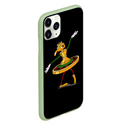 Чехол iPhone 11 Pro матовый Cuphead, цвет: 3D-салатовый — фото 2