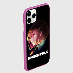 Чехол iPhone 11 Pro матовый UNDERTALE, цвет: 3D-фиолетовый — фото 2
