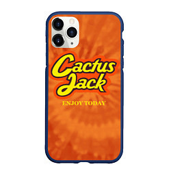 Чехол iPhone 11 Pro матовый Cactus Jack, цвет: 3D-тёмно-синий