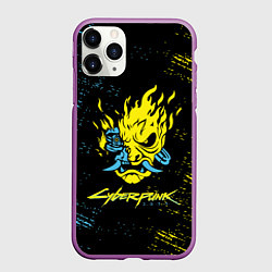 Чехол iPhone 11 Pro матовый SAMURAI KEANU REEVES, цвет: 3D-фиолетовый