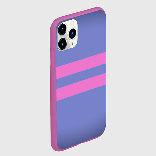 Чехол iPhone 11 Pro матовый ФРИСК FRISK / 3D-Фиолетовый – фото 2