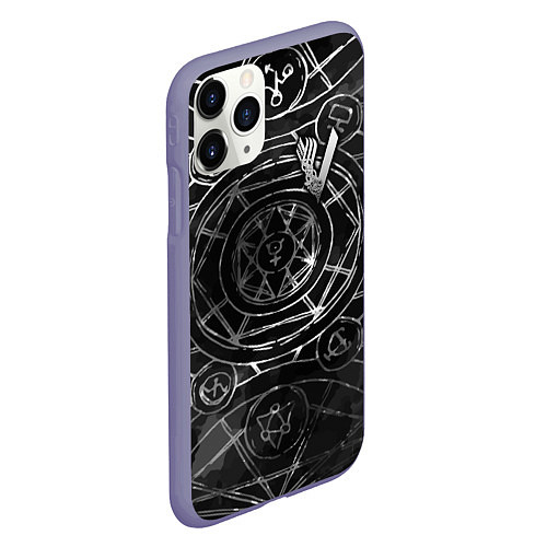 Чехол iPhone 11 Pro матовый Vikings / 3D-Серый – фото 2