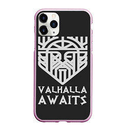 Чехол iPhone 11 Pro матовый Valhalla awalts, цвет: 3D-розовый