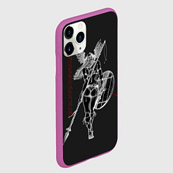 Чехол iPhone 11 Pro матовый Vikings, цвет: 3D-фиолетовый — фото 2