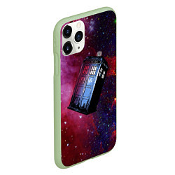 Чехол iPhone 11 Pro матовый Doctor Who, цвет: 3D-салатовый — фото 2