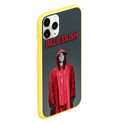 Чехол iPhone 11 Pro матовый Billie Eilish, цвет: 3D-желтый — фото 2