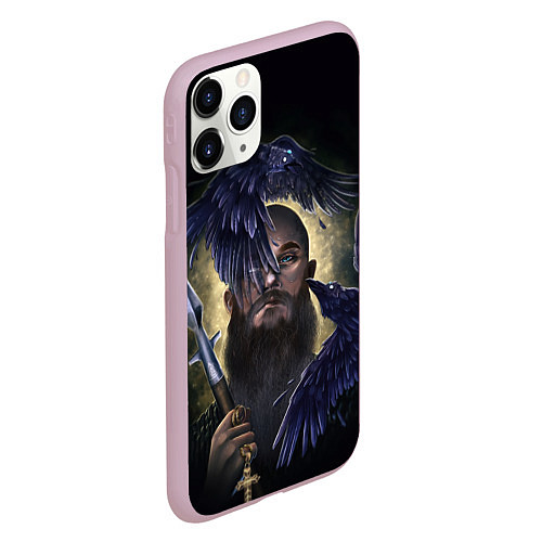 Чехол iPhone 11 Pro матовый Vikings / 3D-Розовый – фото 2