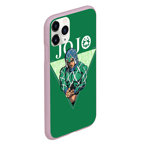 Чехол iPhone 11 Pro матовый JoJo Bizarre Adventure / 3D-Розовый – фото 2