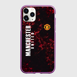 Чехол iPhone 11 Pro матовый Manchester United