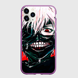 Чехол iPhone 11 Pro матовый Токийский Гуль, цвет: 3D-фиолетовый