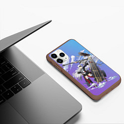 Чехол iPhone 11 Pro матовый Azur Lane, цвет: 3D-коричневый — фото 2