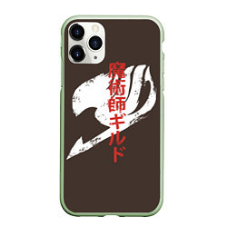 Чехол iPhone 11 Pro матовый Fairy Tail, цвет: 3D-салатовый