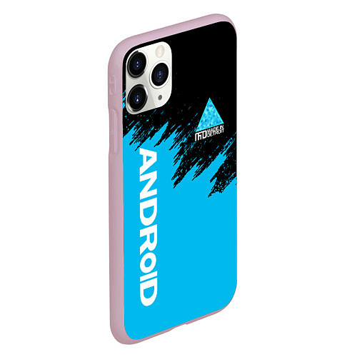 Чехол iPhone 11 Pro матовый DETROIT BECOME HUMAN / 3D-Розовый – фото 2