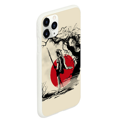 Чехол iPhone 11 Pro матовый Принцесса Мононоке / 3D-Белый – фото 2