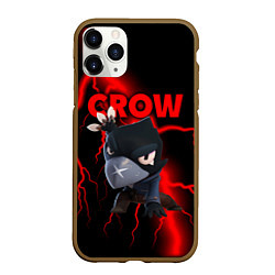 Чехол iPhone 11 Pro матовый Brawl Stars CROW