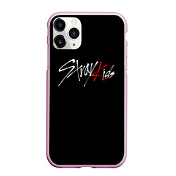 Чехол iPhone 11 Pro матовый STRAY KIDS, цвет: 3D-розовый