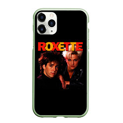 Чехол iPhone 11 Pro матовый Roxette, цвет: 3D-салатовый