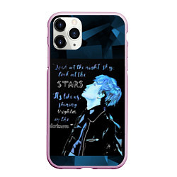 Чехол iPhone 11 Pro матовый Stray Kids, цвет: 3D-розовый