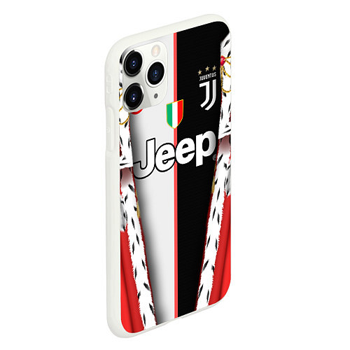Чехол iPhone 11 Pro матовый King Juventus / 3D-Белый – фото 2