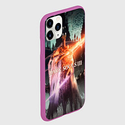 Чехол iPhone 11 Pro матовый Dark Souls 3 Pontiff Sulyvahn, цвет: 3D-фиолетовый — фото 2