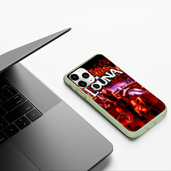 Чехол iPhone 11 Pro матовый LOUNA, цвет: 3D-салатовый — фото 2