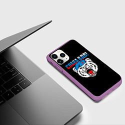 Чехол iPhone 11 Pro матовый ВДВ, цвет: 3D-фиолетовый — фото 2