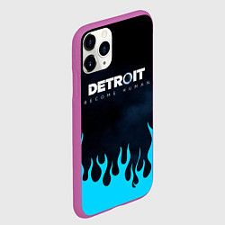 Чехол iPhone 11 Pro матовый DETROIT: BECOME HUMAN, цвет: 3D-фиолетовый — фото 2