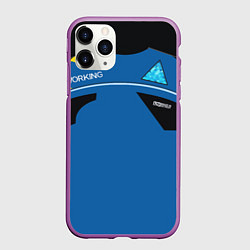 Чехол iPhone 11 Pro матовый Detroit:become, цвет: 3D-фиолетовый