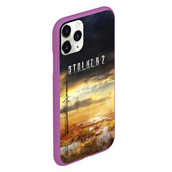 Чехол iPhone 11 Pro матовый STALKER 2, цвет: 3D-фиолетовый — фото 2