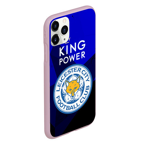 Чехол iPhone 11 Pro матовый Leicester City / 3D-Розовый – фото 2