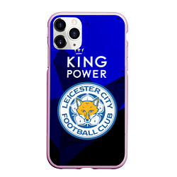 Чехол iPhone 11 Pro матовый Leicester City, цвет: 3D-розовый