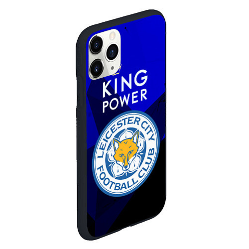 Чехол iPhone 11 Pro матовый Leicester City / 3D-Черный – фото 2
