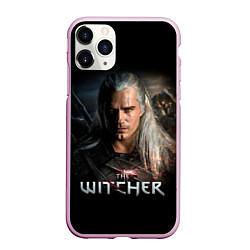 Чехол iPhone 11 Pro матовый THE WITCHER, цвет: 3D-розовый