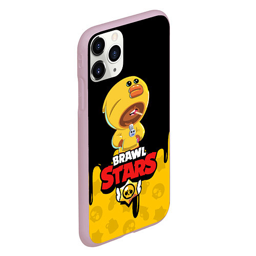 Чехол iPhone 11 Pro матовый BRAWL STARS SALLY LEON / 3D-Розовый – фото 2