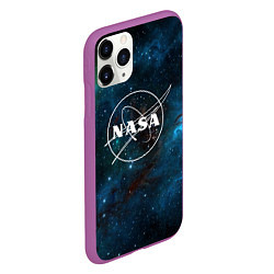 Чехол iPhone 11 Pro матовый NASA, цвет: 3D-фиолетовый — фото 2