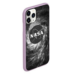 Чехол iPhone 11 Pro матовый NASA, цвет: 3D-сиреневый — фото 2