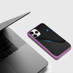 Чехол iPhone 11 Pro матовый Detroit RK900, цвет: 3D-фиолетовый — фото 2