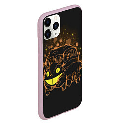 Чехол iPhone 11 Pro матовый My Neighbor Totoro, цвет: 3D-розовый — фото 2