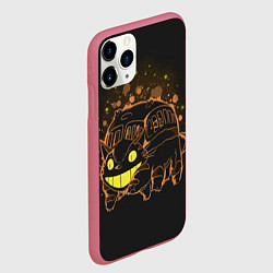 Чехол iPhone 11 Pro матовый My Neighbor Totoro, цвет: 3D-малиновый — фото 2