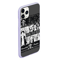 Чехол iPhone 11 Pro матовый One Piece, цвет: 3D-светло-сиреневый — фото 2